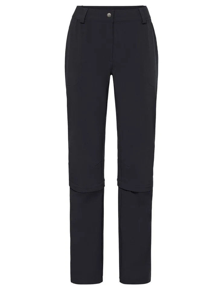 Vaude Vaude Funktionshose Women's Farley Stretch ZO Capri Pants (1-tlg) schnellstrocknende und strapazierfähige Outdoor-Hose, Schwarz, – Produktbild 1 von 3