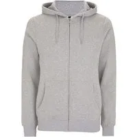 Earth Positive Earth Positive Unisex Zip-UP Hoody Jacke Bio Baumwolle, Grau-melange, – Produktbild 1 von 1