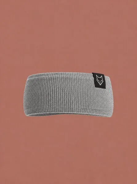 VEROIKON VEROIKON Merino-Stirnband Fuchsbau, Hellgrau, – Produktbild 2 von 2