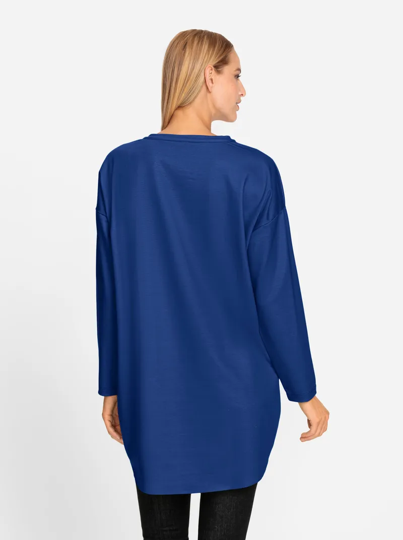 heine Longshirt, Royalblau, – Produktbild 2 von 2