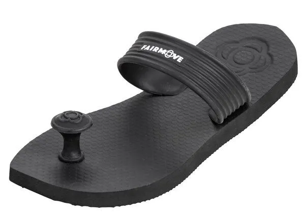 Fair Move Fair Move Sandals - Zehentrenner aus fair gehandeltem Naturkautschuk, Petrol, – Produktbild 1 von 2