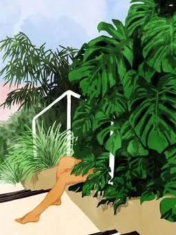 Photocircle Photocircle Poster / Leinwandbild - Hiding in Green – Produktbild 1 von 1