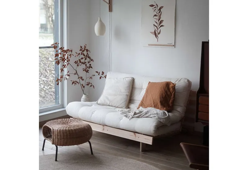 Karup Design Daybett Roots Sofa Bed, Schlafsofa, Bettfunktion, FSC®-Massivholz, Inkl. Futonmatratze, Made in Europe, langlebig, B: 140 oder 160 cm, Schwarz, – Produktbild 5 von 5