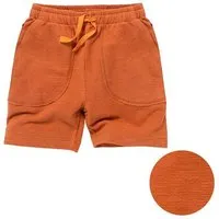 People Wear Organic People Wear Organic Sweat-Bermuda mit aufgesetzten Taschen in rostfarben, aus Bio-Baumwolle – Produktbild 1 von 1