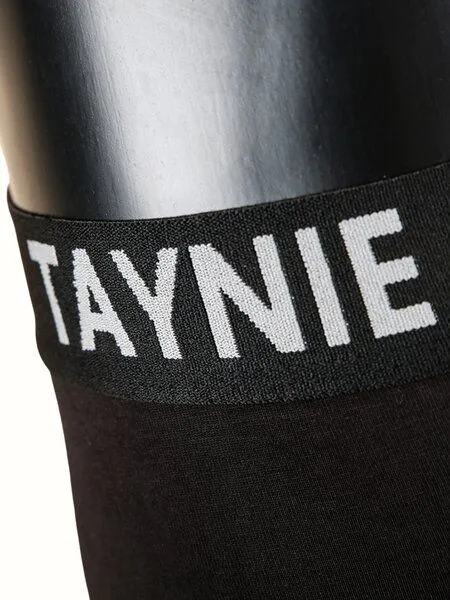 Taynie 2er-Pack schwarz/grau - Retroshorts - Biozidfrei - Zertifiziert - TAYNIE HERREN BOXERSCHORTS, Schwarz, – Produktbild 4 von 4