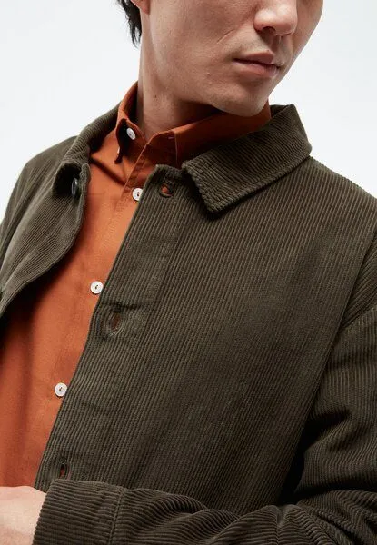 Givn Berlin Givn Berlin Kordjacke GBHUNTER aus Bio-Baumwolle, Dark olive, – Produktbild 4 von 4