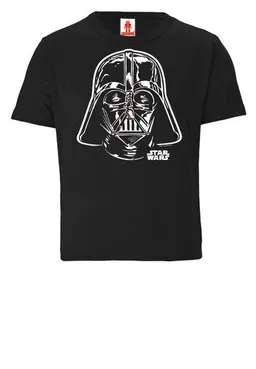 LOGOSH!RT LOGOSH!RT - Star Wars - Darth Vader Portrait - Kinder Bio T-Shirt – Produktbild 1 von 1