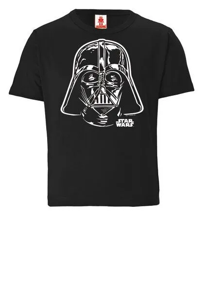 LOGOSH!RT LOGOSH!RT - Star Wars - Darth Vader Portrait - Kinder Bio T-Shirt, Schwarz, – Produktbild 1 von 4