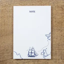 Bow & Hummingbird Bow & Hummingbird Notizblock Segelschiff – Produktbild 1 von 1