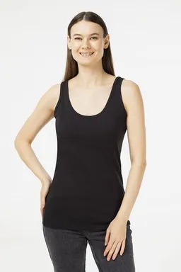 Evermind Evermind Damen Tanktop aus Bio-Baumwolle – Produktbild 1 von 1