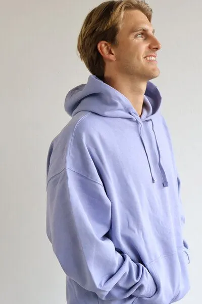 Kultgut Kultgut Biofair- SPORT ESSENTIALS HOODIE - Ultraweich / For all Day, Lila ( sport violet), – Produktbild 3 von 4