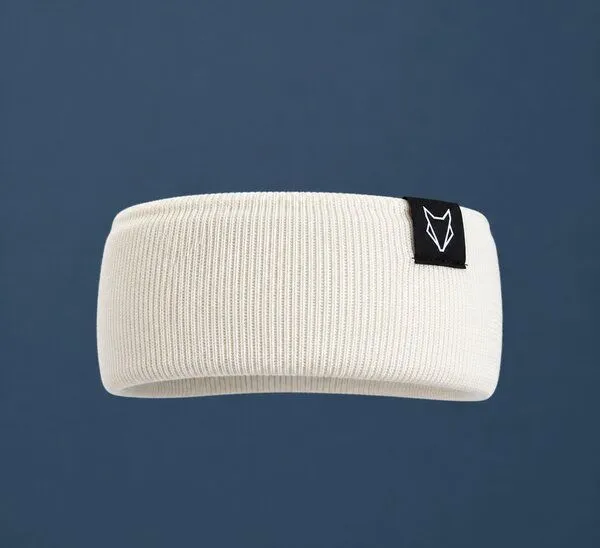 VEROIKON VEROIKON Merino-Stirnband Fuchsbau, Wollweiss, – Produktbild 1 von 2