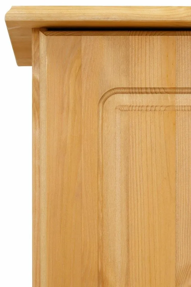 Home affaire Wäscheschrank Minik aus schönem massivem Kiefernholz, in unterschiedlichen Farbvarianten, Beige, – Produktbild 5 von 5