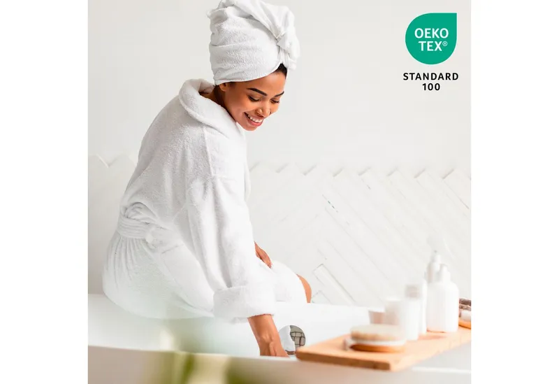 OTTO home Handtuch Set Vanessa, 10-tlg Handtuch-Set, weich, in Standard- und Premium-Qualität, Walkfrottee (Set, 10-St), 100% Baumwolle, Duschtücher, Handtücher, Gästetücher, mit Bordüre, Braun, – Produktbild 1 von 8