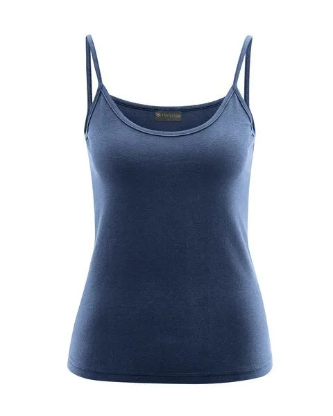HempAge HempAge Trägertop Hanf/Biobaumwolle, Navy (blau), – Produktbild 1 von 4