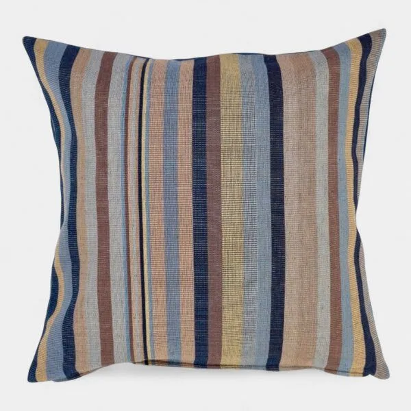 Dragolina Dragolina Kissenbezug- ca. 47x48cm mit Webstoffen der Pwo Karen, Dove blue/jeansblau, – Produktbild 1 von 3