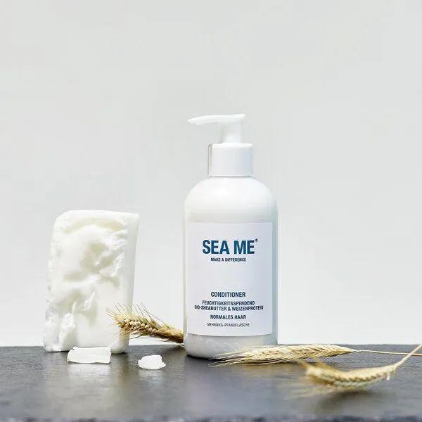 SEA ME SEA ME Conditioner | Grapefruit & Rosmarin | mit Bio-Sheabutter & Weizenprotein | vegan | Mehrwegflasche 300 ml – Produktbild 1 von 3