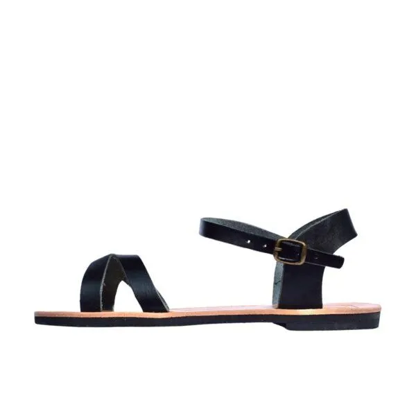 SORBAS SORBAS '28 Ledersandalen, Schwarz, – Produktbild 1 von 4