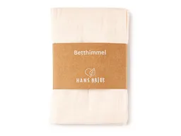 HANS NATUR Betthimmel Baldachin Bio-Baumwolle perle 115 x 300 cm – Produktbild 1 von 1