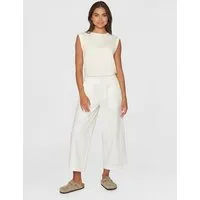 KnowledgeCotton Apparel KnowledgeCotton Apparel Damen "POSEY MID RISE SLUB CROPPED HOSE" - aus Biobaumwolle – Produktbild 1 von 1