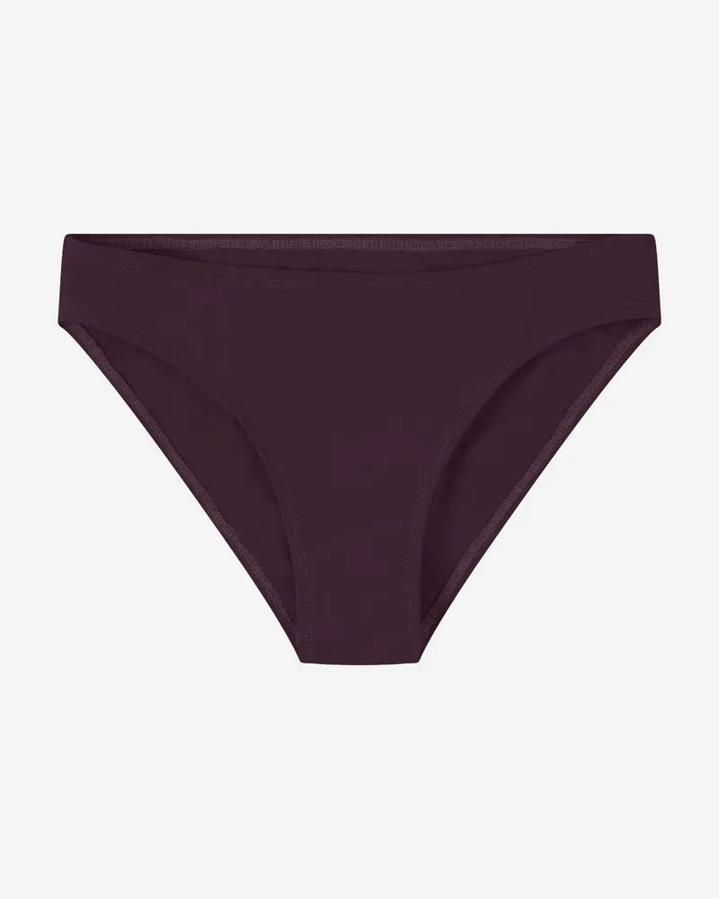 MATONA MATONA Damen vegan Bikini-Slip Aubergine, Dunkelviolett, – Produktbild 1 von 2