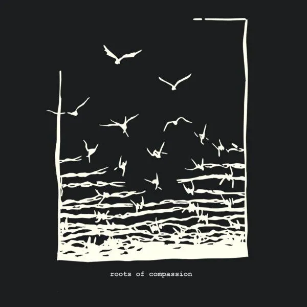 roots of compassion roots of compassion Freedom Vögel Shirt bio & fair & vegan - gerader Schnitt - Vogel, Freiheit, Frieden, Tiere, Schwarz, – Produktbild 3 von 4