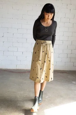TIRALAHILACHA TIRALAHILACHA Galia midi skirt – Produktbild 1 von 1