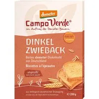 Campo Verde Campo Verde Bio-Dinkelzwieback, ungesüßt, 200 g – Produktbild 1 von 1