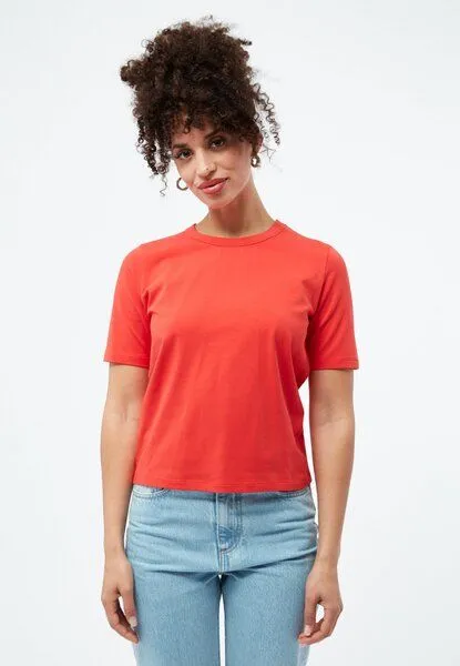 Givn Berlin Givn Berlin T-Shirt GBRUTH aus Bio-Baumwolle, Tomato red, – Produktbild 2 von 4