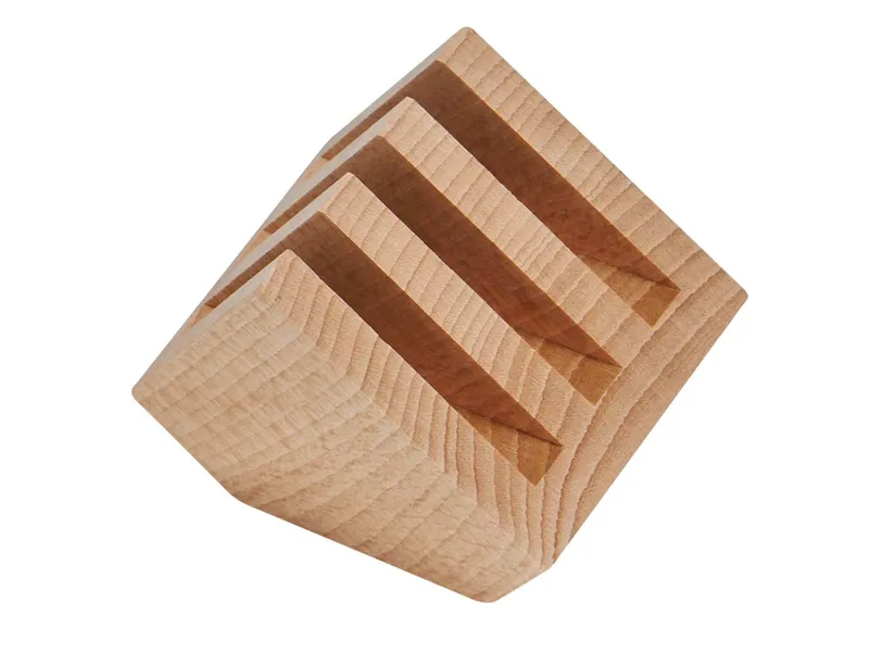 Holz-Notizhalter 'Cube' Buche – Produktbild 1 von 1
