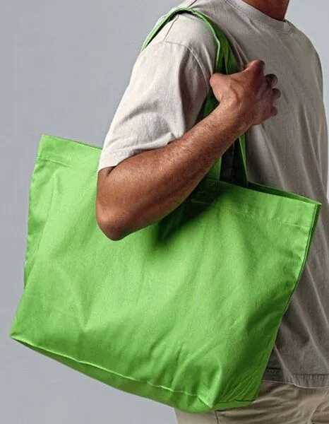 Westford Mill Westford Mill EarthAware® Baumwolltasche Große Einkaufstasche Shopper Strandtasche Schwimmbadtasche, Gelb (sunflower), – Produktbild 2 von 2