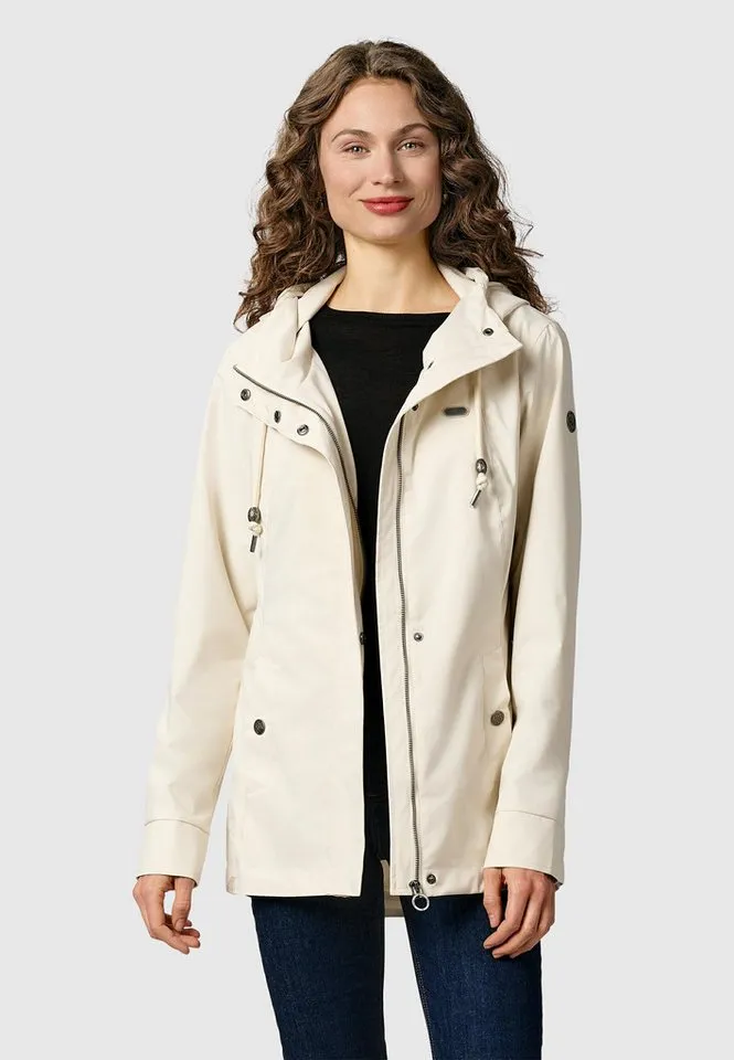 ragwear ragwear Outdoorjacke Alvena Summer YOUMODO Wasserdichte und atmungsaktive Übergangsjacke, Braun, – Produktbild 5 von 5