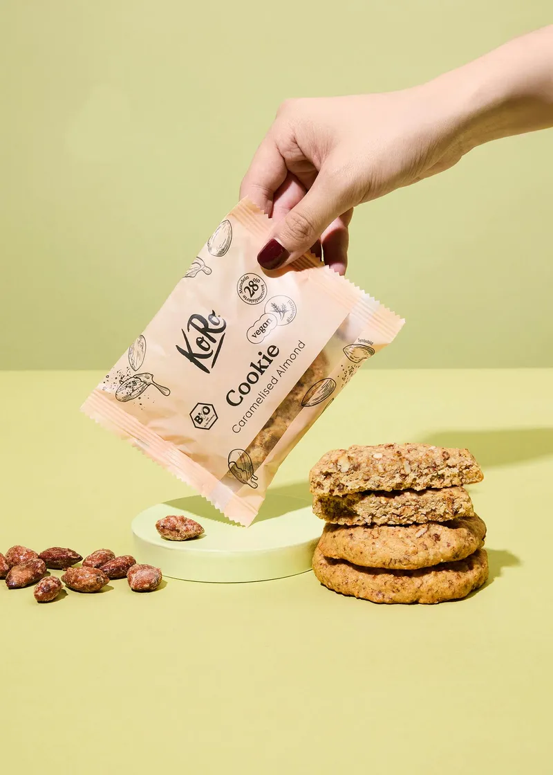 KoRo Bio Cookie Caramelised Almond 50 g – Produktbild 3 von 5