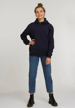 THOKKTHOKK ThokkThokk Damen vegan Hoodie Five Letters Dark Navy – Produktbild 1 von 1