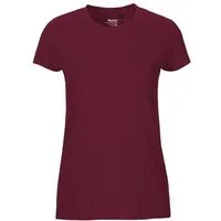 Neutral Neutral® Damen Ladies Fit T-Shirt von Neutral Bio Baumwolle, Bordeaux, – Produktbild 1 von 1