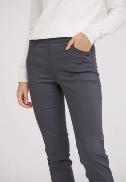 LAURIE LAURIE Damen vegan Hose Kelly Regular Ml Anthrazitgrau – Produktbild 1 von 1