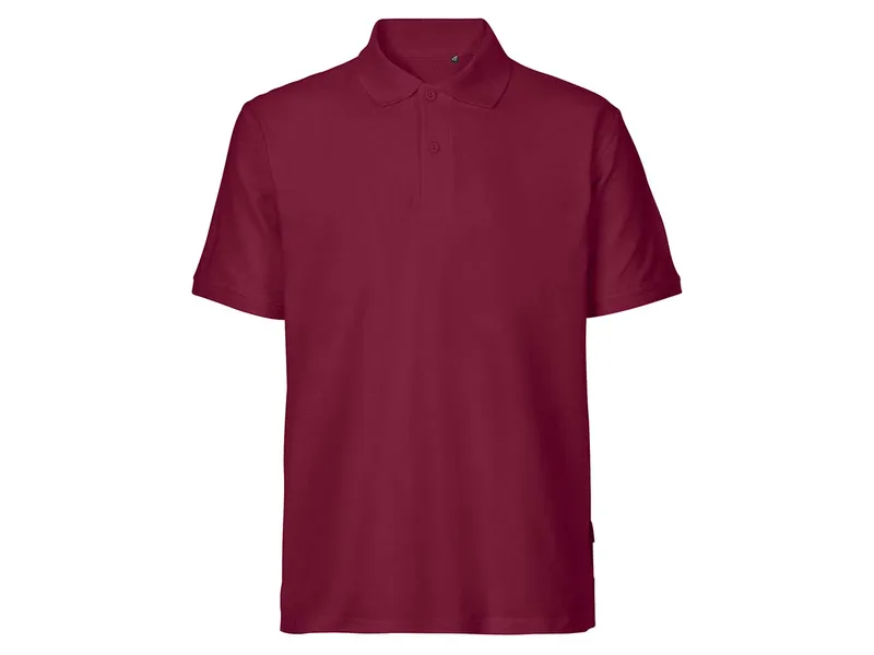 Neutral Neutral® Herren Unisex Poloshirt Pique Polo, Bordeaux, – Produktbild 1 von 2