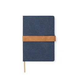 Vinga VINGA Bosler Notizbuch aus RCS recyceltem Canvas, navy blau – Produktbild 1 von 1