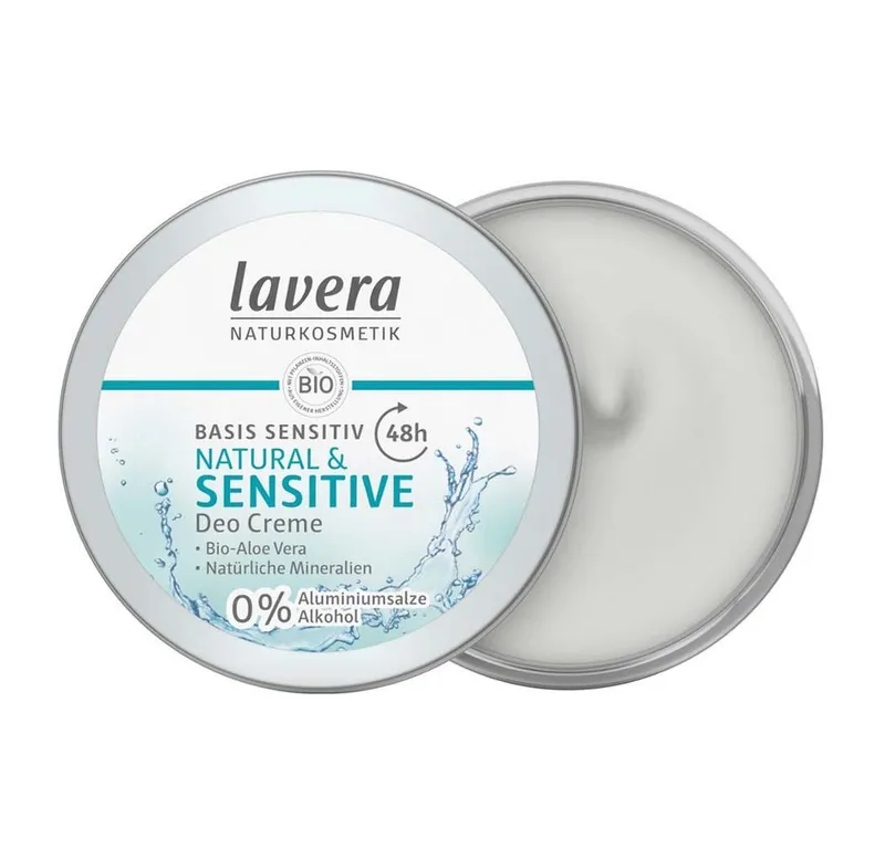 lavera lavera Basis Sensitiv Deo Creme Natural & Sensitive – Produktbild 4 von 4
