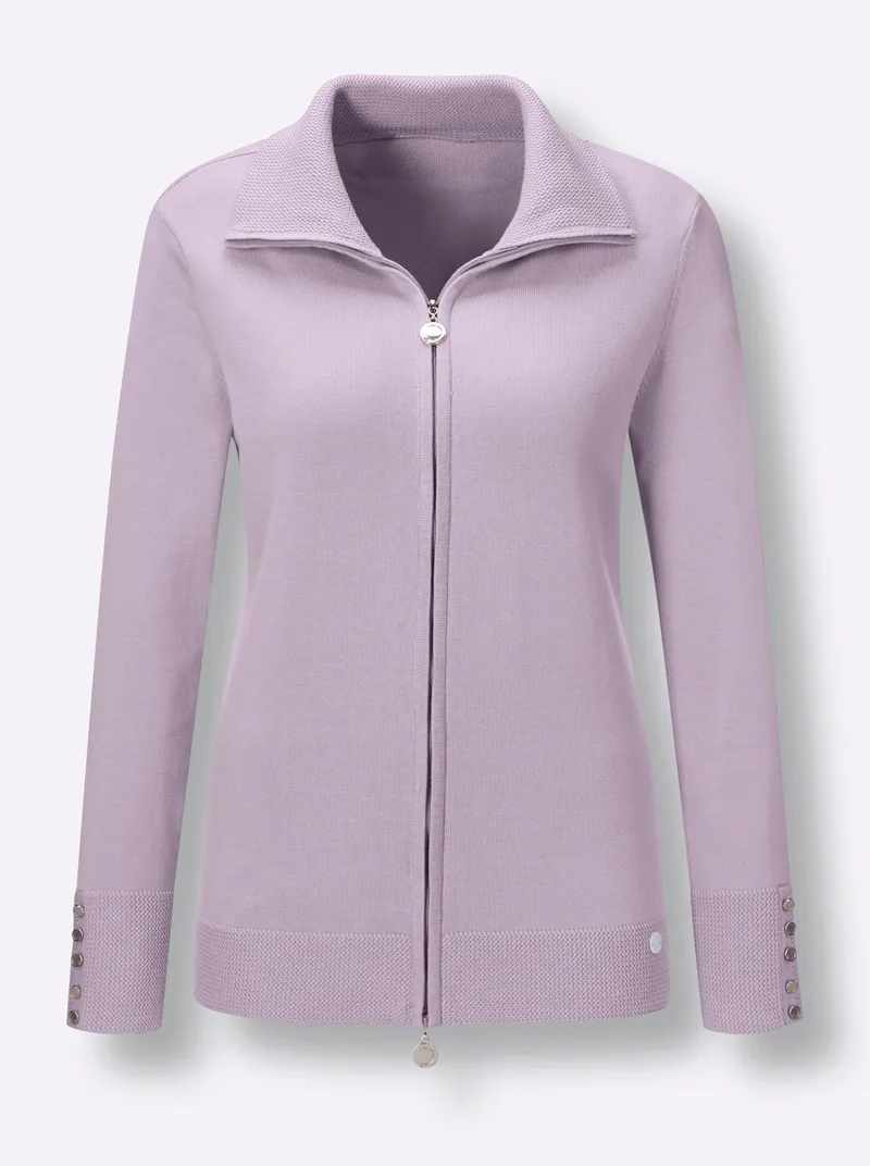 Strickjacke, Flieder, – Produktbild 1 von 2