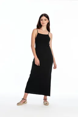 RAVENS VIEW IBIZA RAVENS VIEW IBIZA Damen vegan Kleid Farah Schwarz – Produktbild 1 von 1