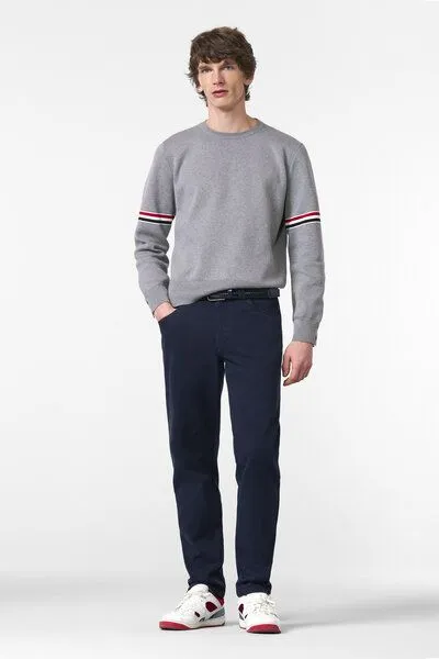 Meyer MEYER Winter-Twill Chino, Blau (marine), – Produktbild 2 von 4