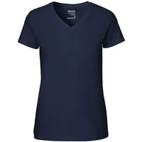 Neutral Neutral® Damen T-Shirt von Neutral Bio Baumwolle V-Neck, Navy, – Produktbild 1 von 1