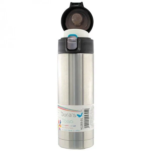 Dora's Dora's Thermobecher (360ml) – Einhandverschluss – Edelstahl & Vakuumisoliert – Produktbild 1 von 3