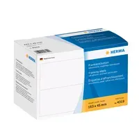 Herma Herma Franking labels - Papier - selbstklebend - weiß - 163 x 45 mm 1000 Etikett(en) (500 Bogen x 2) – Produktbild 2 von 3