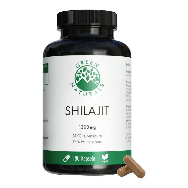 Green Naturals GREEN NATURALS Shilajit 1300 mg hochdosiert vegan – Produktbild 1 von 1