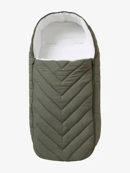 Vertbaudet Gesteppter Kinderwagen-Ausfahrsack salbei – Produktbild 1 von 1