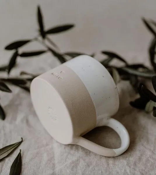 Eulenschnitt Eulenschnitt Tasse aus Steingut – Produktbild 4 von 4