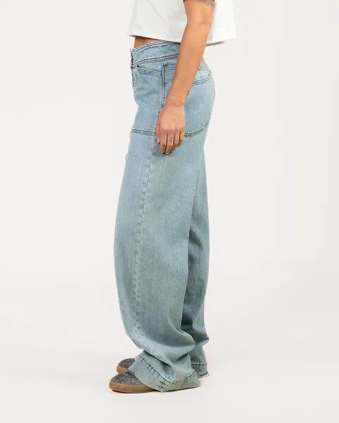 Kuyichi Kuyichi FARRAH Flare Jeans (Worker Steel blue) – Produktbild 6 von 6