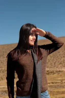 Pukara Pukara Strickjacke Colca aus 100 % Alpaka – Produktbild 1 von 1